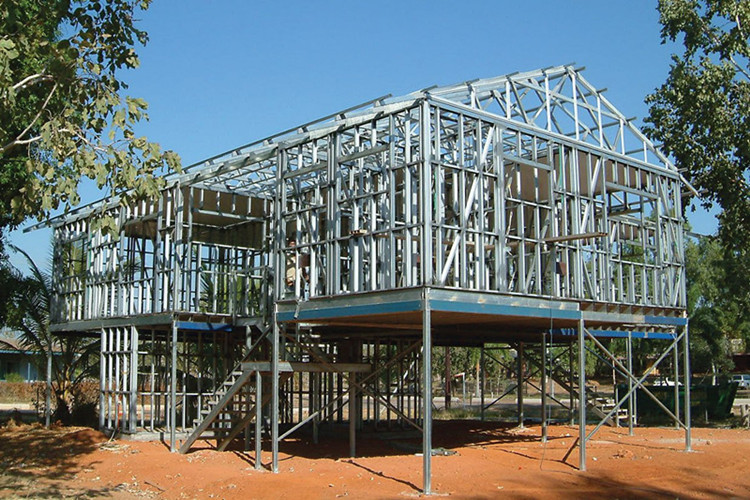 Edificios de acero estructural con marco de metal ligero de calidad