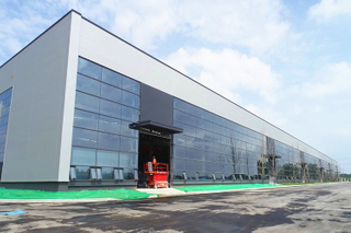 Curtin Wall Construction Building para taller de la industria 