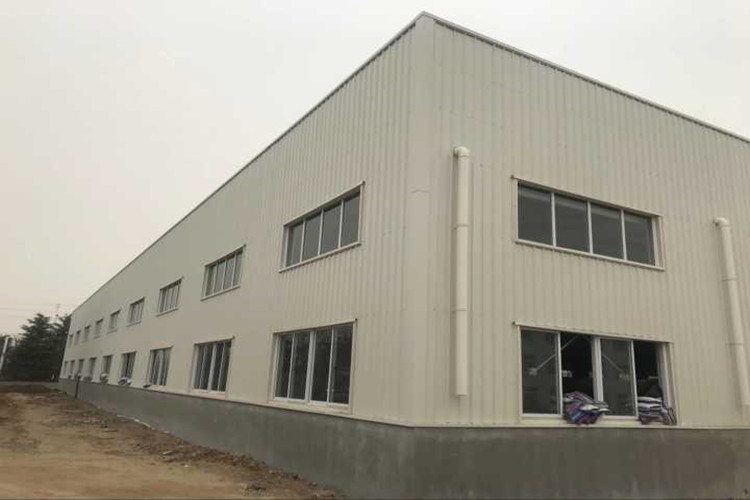 Estructura de acero prefabricada certificada SGS para almacén y taller