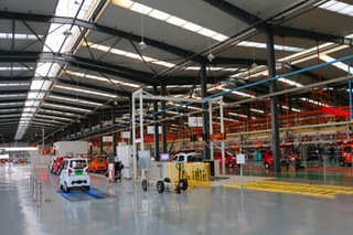 Taller de estructura de acero para la producción de automóviles y la fábrica de ensamblaje