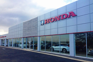 Honda Motors Showroom con marco de estructura de acero para ventas de automóviles